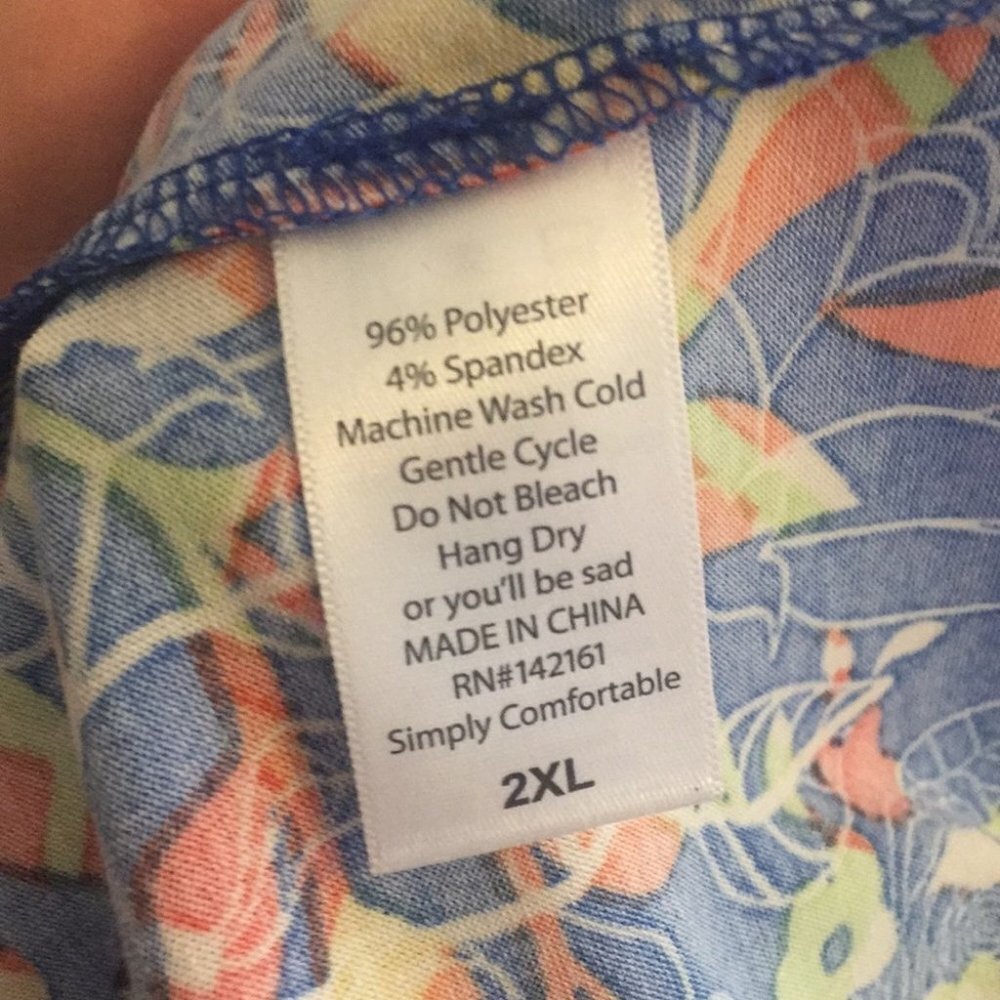 2XL LuLaRoe Julia Dress DD22 1555 - Picture 5 of 5